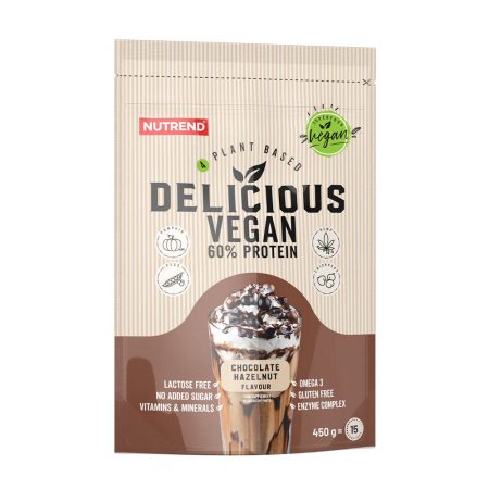 Finom vegán csokoládé-mogyoró - 450 g