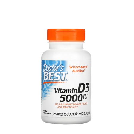 Doctor's Best - Vitamin D3 5000 IU (360 Softgels)