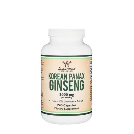 Double Wood kiegészítő - koreai Panax ginseng (240 kapszula)