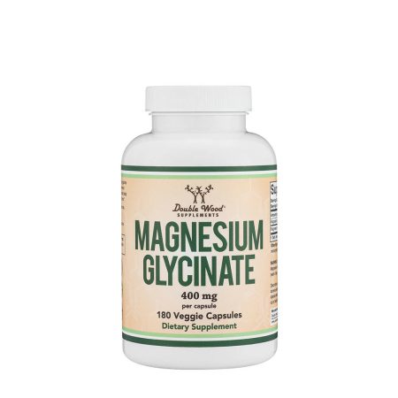 Double Wood Supplements magnézium-glicinát (180 kapszula)