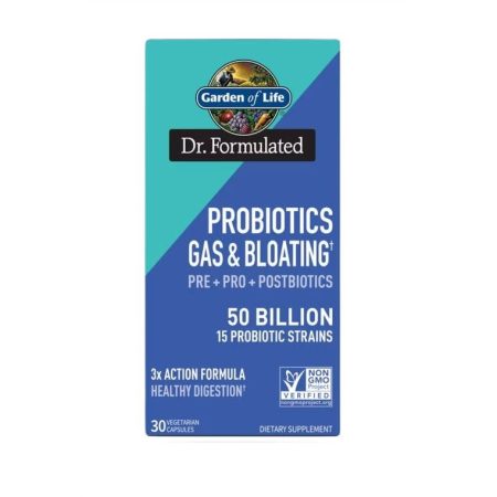 Dr. Formulated Probiotics Gas & Bloating - 30 vcaps