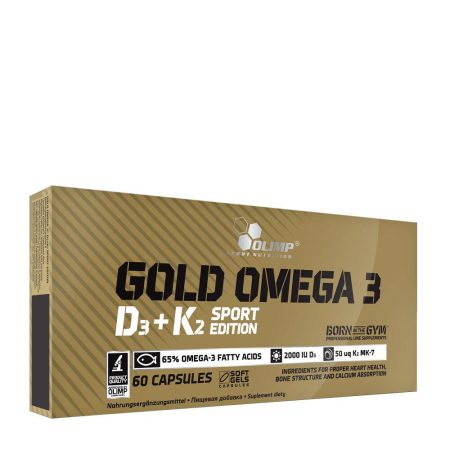 Gold Omega 3 D3 + K2 Sport Edition - 60 kapszula