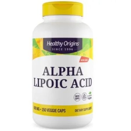 HEALTHY ORIGINS alfa-liponsav 600 mg (150 kapszula)