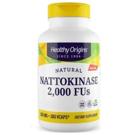 HEALTHY ORIGINS Természetes nattokináz 2000 FU (180 kapszula)