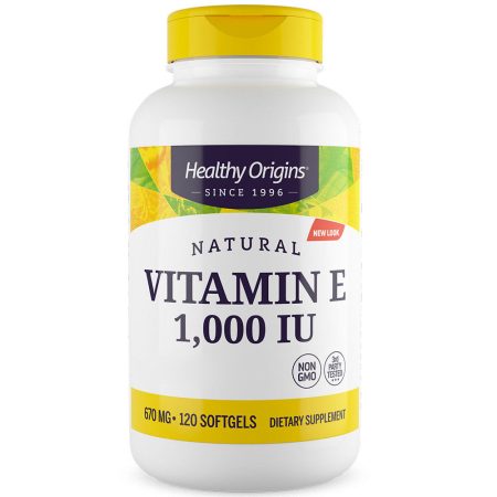 Healthy Origins természetes E-vitamin 1 000 NE