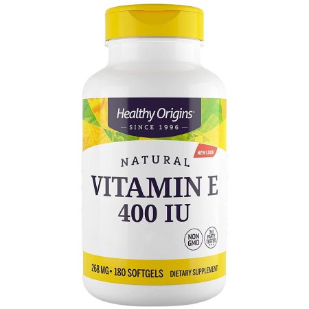 Healthy Origins természetes E-vitamin 400 NE