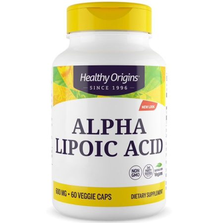 Healthy Origins alfa-liponsav Depot 600 mg - 60 vegetáriánus kapszula