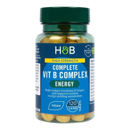 Nagy hatékonyságú teljes B-vitamin-komplex - 120 tabletta