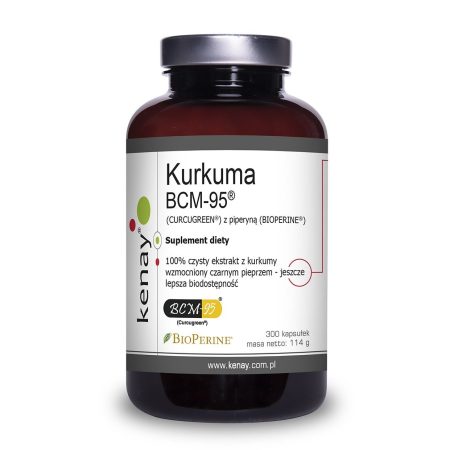 KENAY kurkumin BCM-95 piperinnel (300 kapszula)
