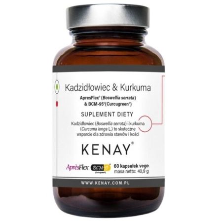 KENAY Tömjén és kurkuma ApresFlex® (Boswellia serrata) és BCM 95® (CURCUGREEN®) (60 kapszula)