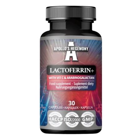 Lactoferrin+ C-vitaminnal és arabinogalaktánnal - 30 kapszula