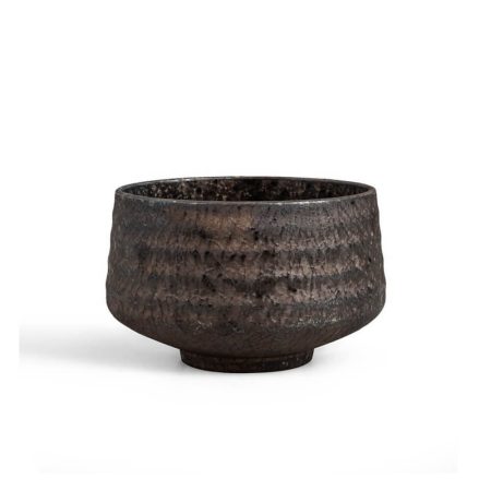 Japán Kerámia Matcha Tál - Hagane
