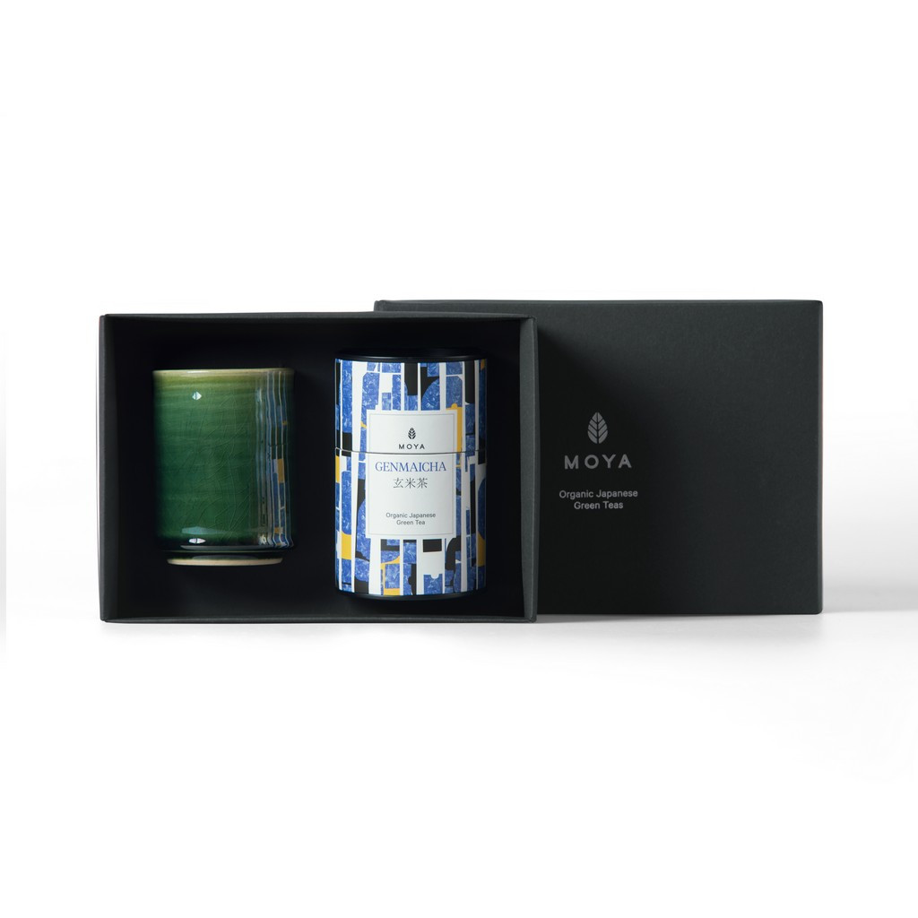 Moya Kasai Organikus Szálas Tea Szett - Genmaicha 60 g
