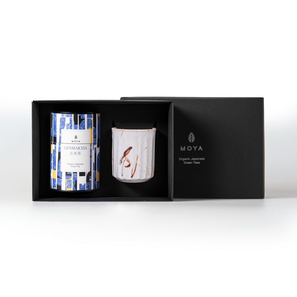 Moya Sato Organikus Szálas Tea Szett - Genmaicha 60 g