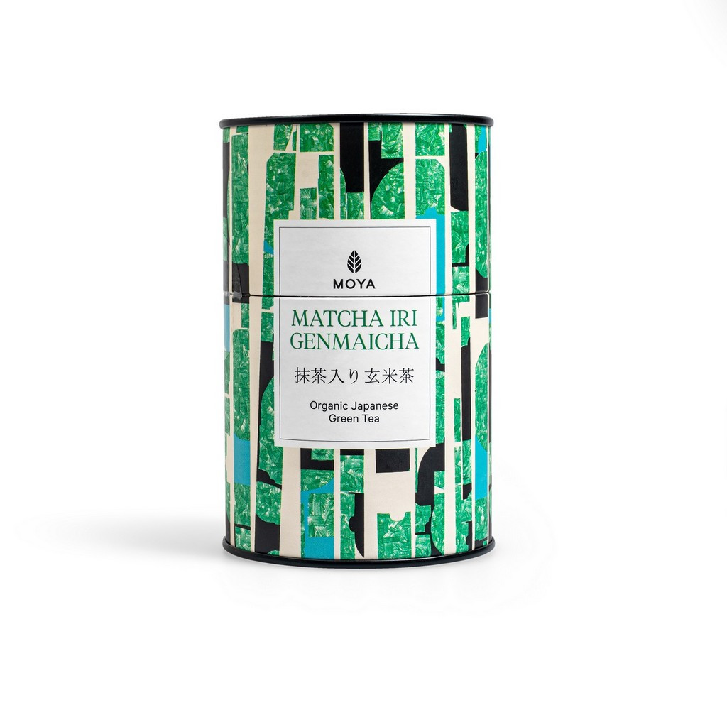Moya Matcha Iri Genmaicha Organikus Japán Zöld Tea - 60 g