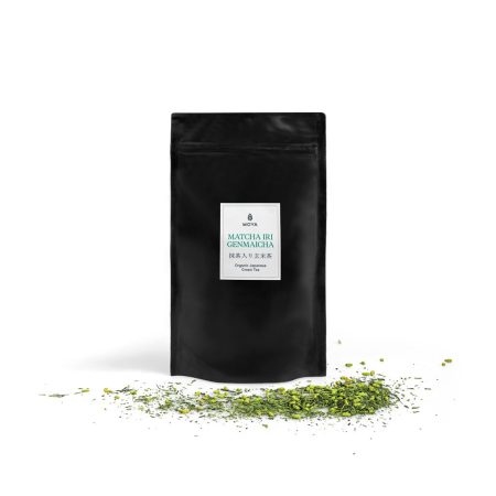 Moya Matcha Iri Genmaicha Organikus Japán Zöld Tea - 100 g