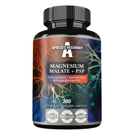 Magnézium-malát + P5P - 200 kapszula