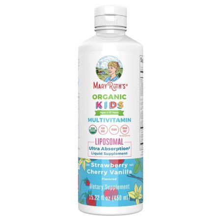 MaryRuth's Liquid Kids Multivitamin Liposomal Strawberry Cherry & Vanilla 15.22 oz (450ml)