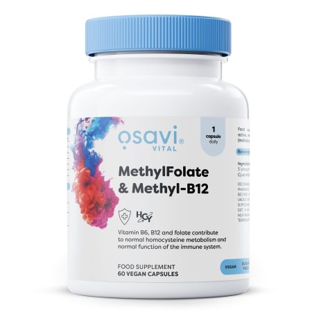 Metil-folát és metil-B12 - 60 vegán kapszula
