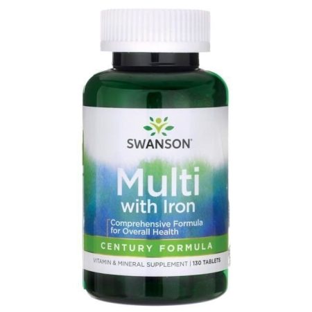 Multivitamin vas-kiegészítéssel - Century Formula - 130 tabletta