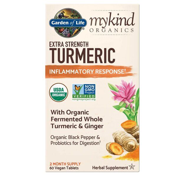 Mykind Extra Strength kurkuma - 60 vegán tabletta