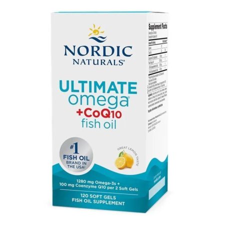 NORDIC NATURALS Ultimate Omega + CoQ10 1280 mg (120 caps)