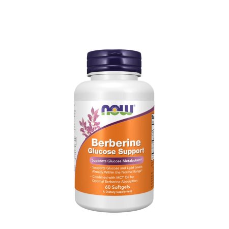 NOW FOODS Berberin Glükóz-támogatás (60 kapszula)
