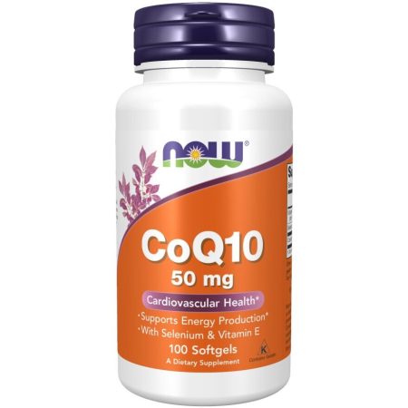 NOW Foods CoQ10 50 mg (100 lágykapszula)
