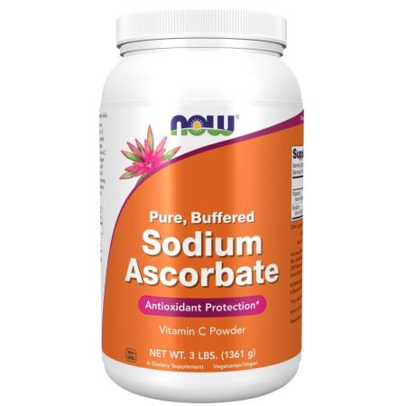 NOW FOODS Sodium Ascorbate Powder (1361 g / 3 lbs.)