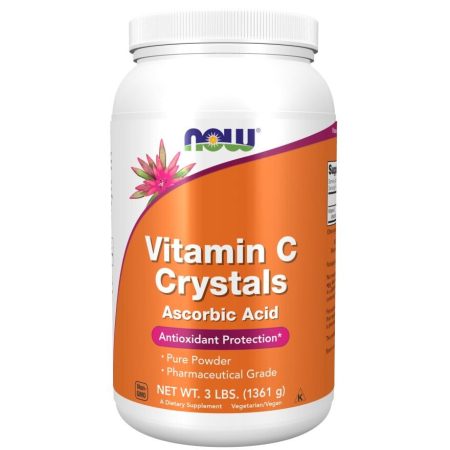 NOW FOODS Vitamin C Crystals Powder (1361 g/ 3 lbs.)