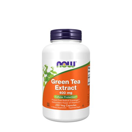 NOW zöld tea kivonat 400 mg (250 növényi kapszula)