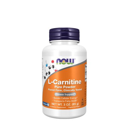 NOW L-karnitin por (85 g)