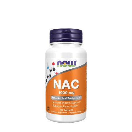 NOW NAC - Acetil-cisztein 1000 mg (60 tabletta)