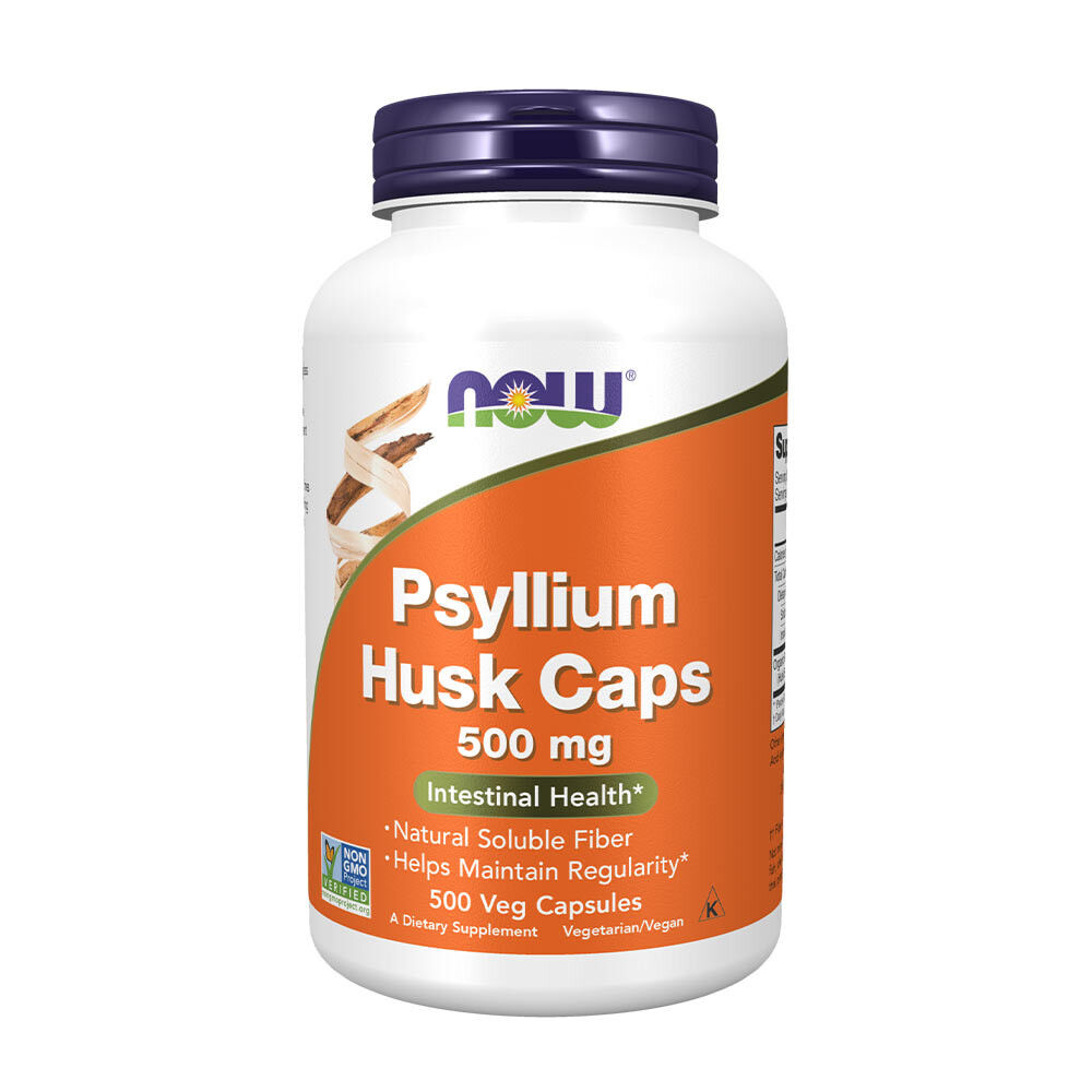 NOW Psyllium-héj 500 mg (500 növényi kapszula)
