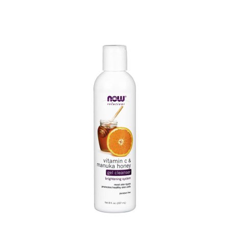 NOW Vitamin C & Manuka Honey Gel Cleanser (236 ml)