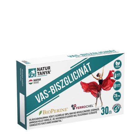 Natur Tanya vas-bisglicinát (30 kapszula)