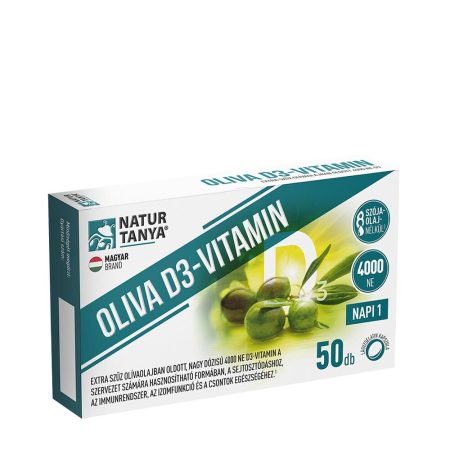 Natur Tanya Olive D3-vitamin - 4000 NE (50 lágykapszula)