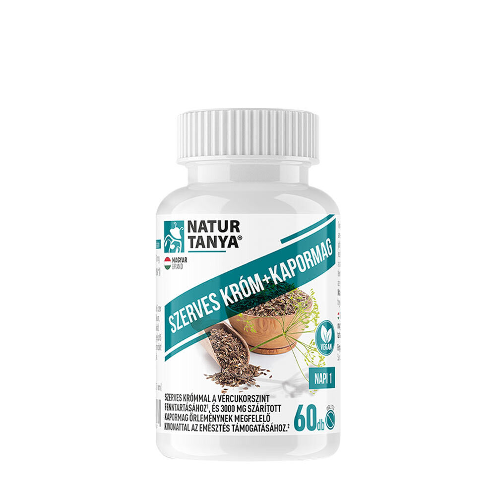 Natur Tanya Bio króm+réz magkoncentrátum (60 tabletta)