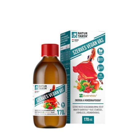 Natur Tanya bio vegán vasszirup (170 ml)