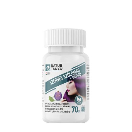 Natur Tanya Bio Szőlőmag és Ginkgo biloba (70 tabletta)