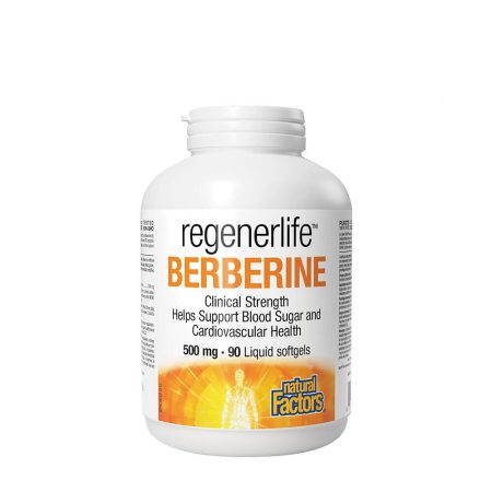 Natural Factors Berberine LipoMicel Matrix - 500 mg berberin (90 lágykapszula)