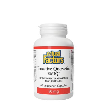 Natural Factors Bioaktív kvercetin EMIQ 50 mg (60 kapszula)