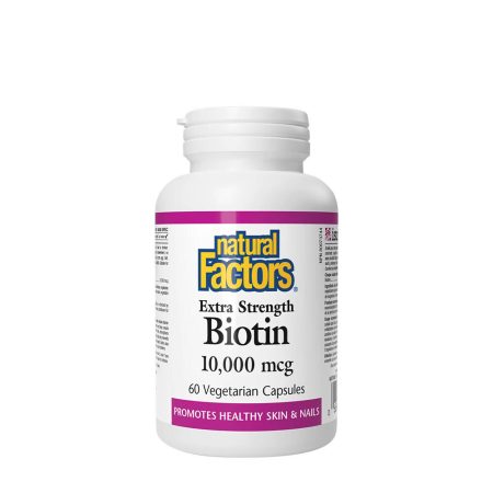 Natural Factors Biotin Extra Strength 10 000 mcg (60 kapszula)