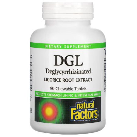 Natural Factors DGL - deglicirrizinált édesgyökér 400 mg