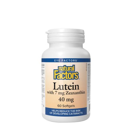 Natural Factors Lutein 40 mg zeaxantinnal (60 lágykapszula)