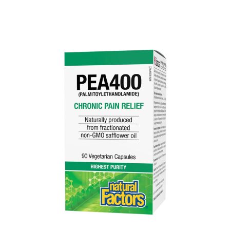 Natural Factors PEA400 palmitoil-etanolamid (90 növényi kapszula)