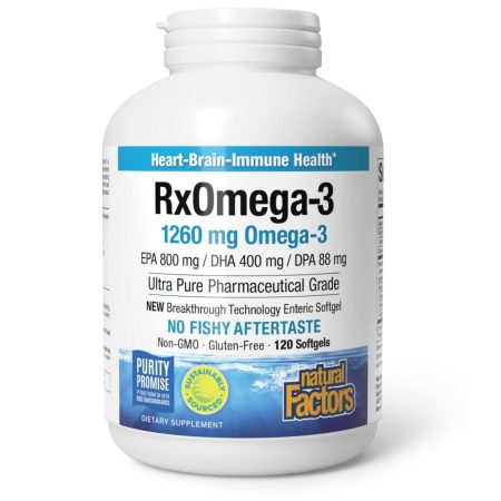 Natural Factors Rx Omega-3 Factors 120 lágykapszula