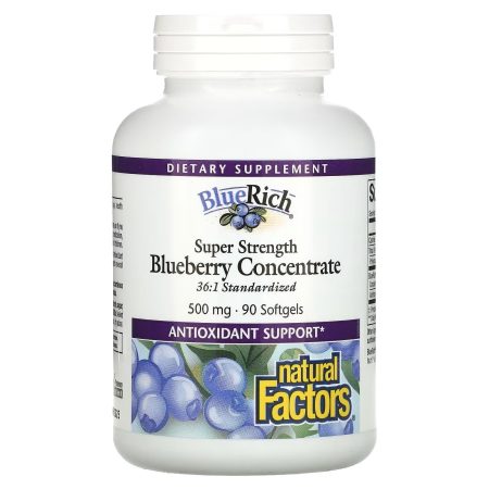 Natural Factors szupererős áfonyakivonat 500 mg