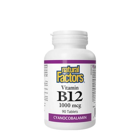 Natural Factors B12-vitamin 1000 mcg (90 tabletta)