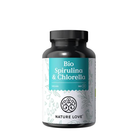 Nature Love Bio Spirulina és Chlorella (360 tabletta)